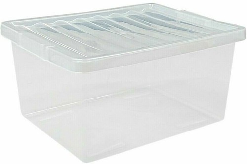 Clear plastic storage - plastic,