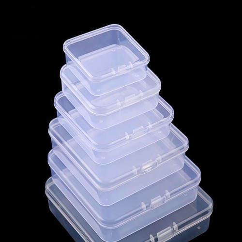 Mini square clear plastic - mini,