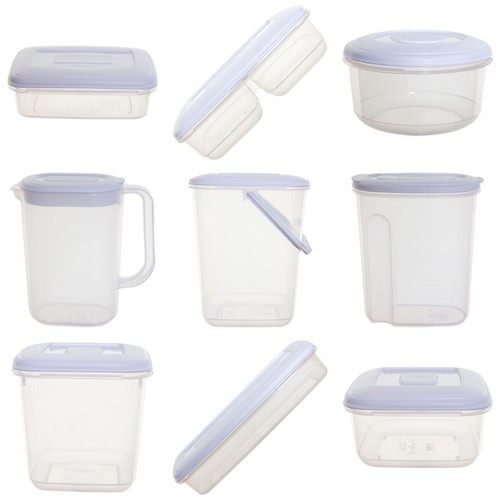 New plastic food storage - food,