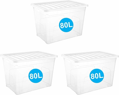 80l plastic storage - 80l, boxes