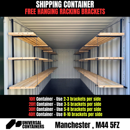 Shipping container racking - container,