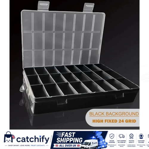 Grid clear plastic storage - grid,