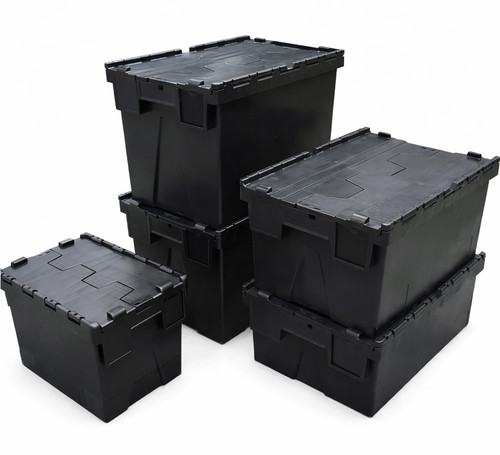 Attached lid containers made - lid,