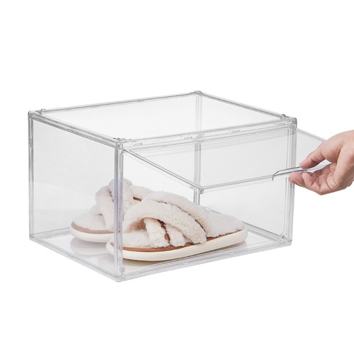 Clear plastic storage box - storage,