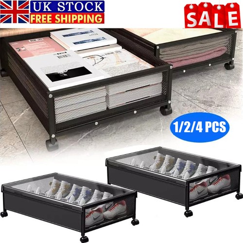 Black under bed rolling - black,