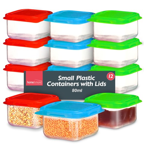 12pk mini plastic storage - plastic,