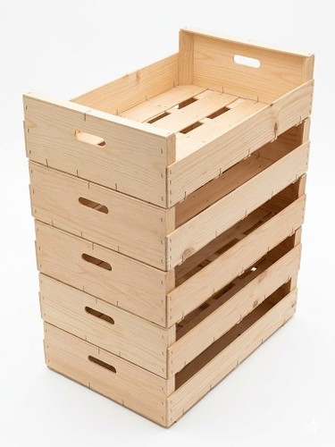 Large wooden apple crates - large,
