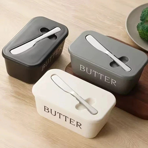 Butter dish box storage tray - box,