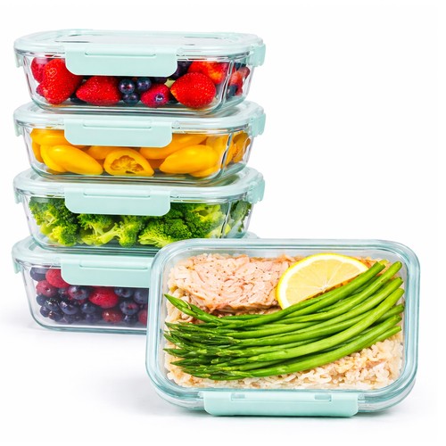 Glass food storage container - glass,