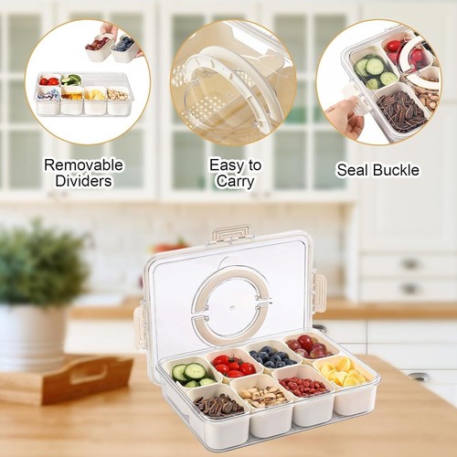 Compartment serving box - 8,