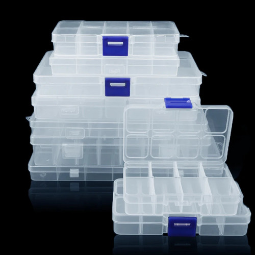 Plastic jewelry box 24 - plastic,