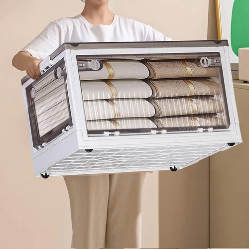 Folding storage box plastic - folding,