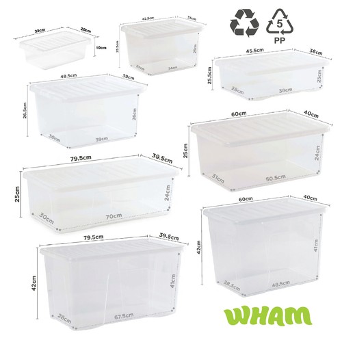 Storage box with - storage, lid
