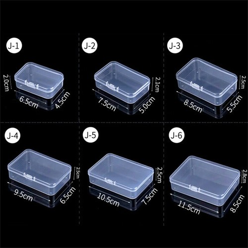 Mini square clear plastic - mini,